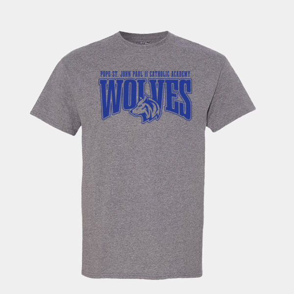 JPII Academy Gray Adult T-Shirt Thumbnail